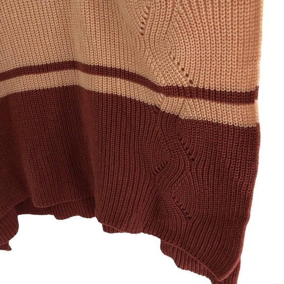 Save The Ocean Apparel Co Poncho Turtleneck Knit Sweater One Size - Picture 3 of 5